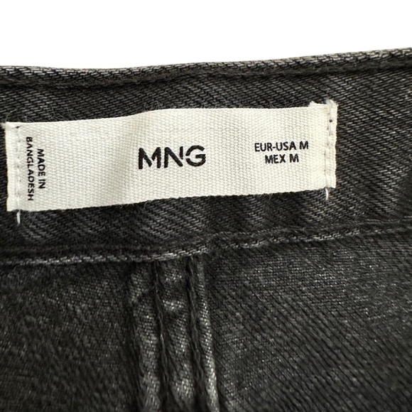 MNG Long Black Jean Skirt | Size Medium - Picture 3 of 4